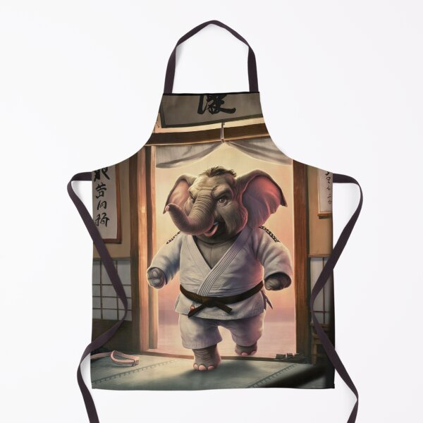 Item preview, Elephant Portrait. dojo, martial art, elephant karate designed and sold by ElephantVibes.