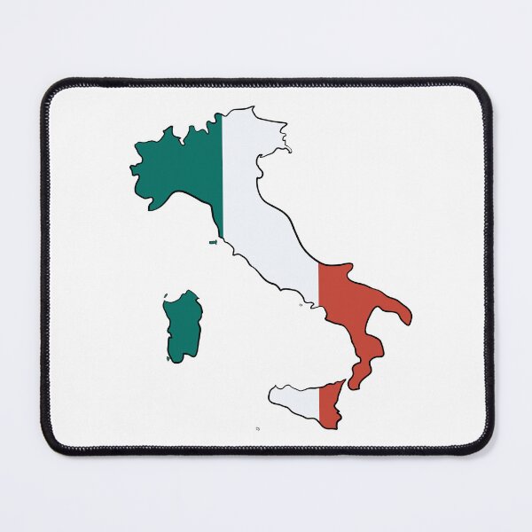 Item preview, Italy Map Flag designed and sold by Halfoun.