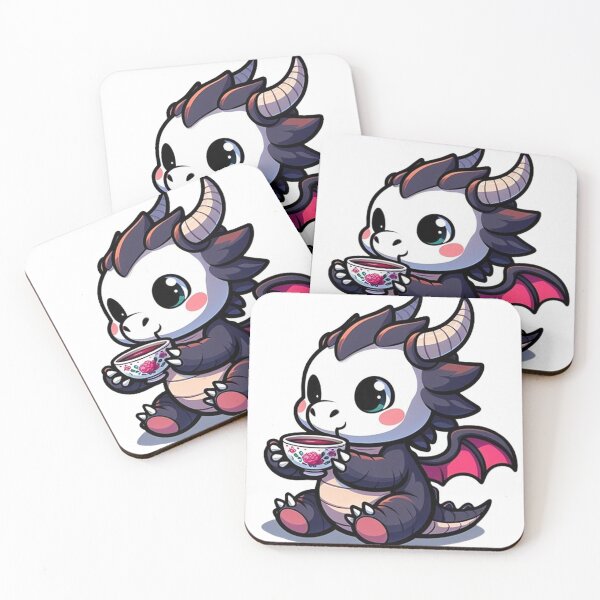 Item preview, Baby Black Dragon's Tea Coffee Break designed and sold by SellingWSarah17.