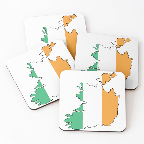 Item preview, Ireland Map Flag designed and sold by Halfoun.