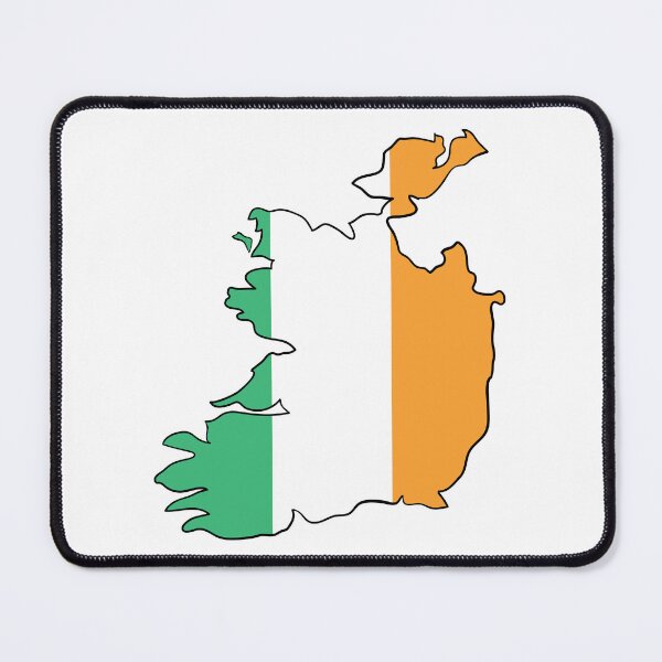 Item preview, Ireland Map Flag designed and sold by Halfoun.