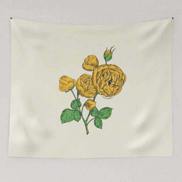 Item preview, Yellow Pompon Rose Bloom Full 26-40 Petals In 3+ Rows designed and sold by zenithcreative.