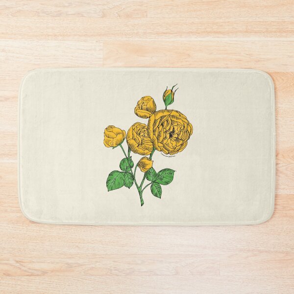 Item preview, Yellow Pompon Rose Bloom Full 26-40 Petals In 3+ Rows designed and sold by Rachael Taylor.