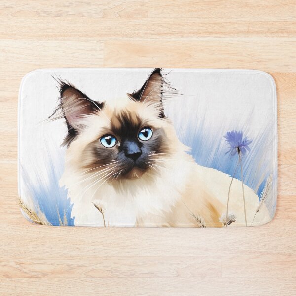 Item preview, Watercolor Birman Cat designed and sold by TheAnimalZ00.