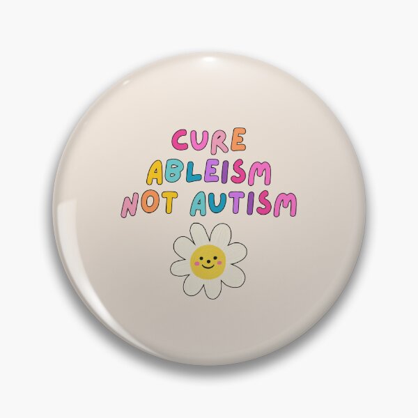 Item preview, Cure Ableism Not Autism (Cream) designed and sold by mydoodlesateme.