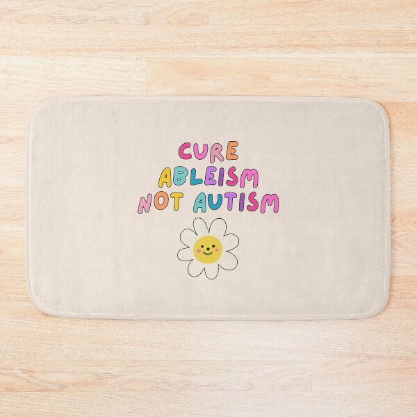 Item preview, Cure Ableism Not Autism (Cream) designed and sold by mydoodlesateme.
