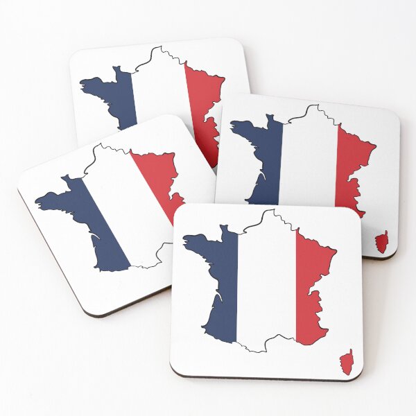 Item preview, France Map Flag designed and sold by Halfoun.