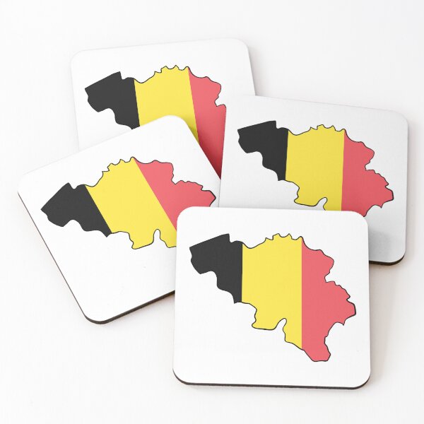 Item preview, Belgium Map Flag designed and sold by Halfoun.