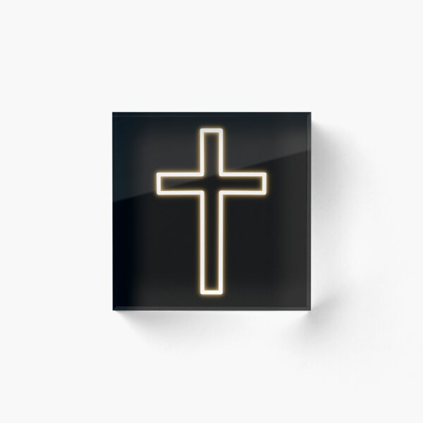 Item preview, Neon Cross (Gold) designed and sold by LuxusLiner.