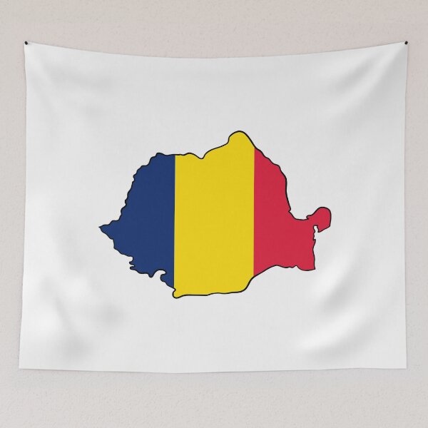 Item preview, Romania Map Flag designed and sold by Halfoun.