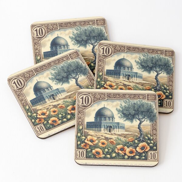 Item preview,  Palestine Vintage Stamp Classic design designed and sold by Slice Of Seed.