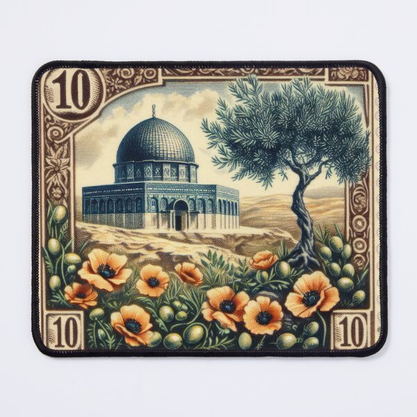 Item preview, Palestine Vintage Stamp Classic design designed and sold by Slice Of Seed.
