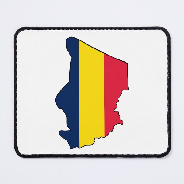 Item preview, Chad Map Flag designed and sold by Halfoun.