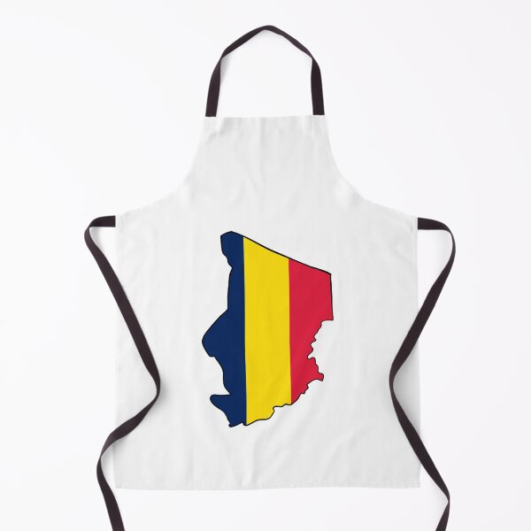 Item preview, Chad Map Flag designed and sold by Halfoun.