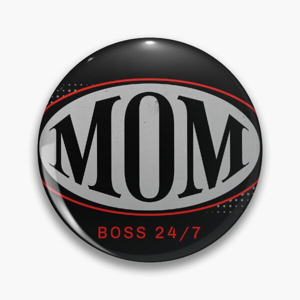 Item preview, Mom Boss 24/7 Funny Cute Moms Mothers Day Mama Bossy Mommy Sarcastic Humor designed and sold by CarantinedChaos.