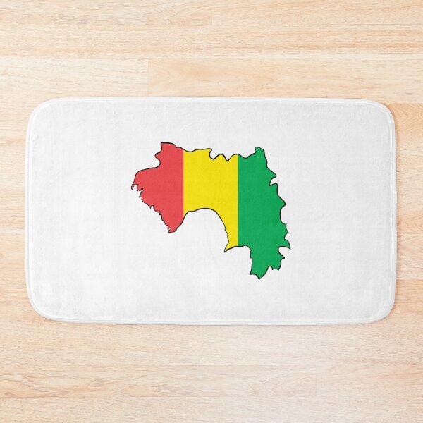 Item preview, Guinea Map Flag designed and sold by Halfoun.