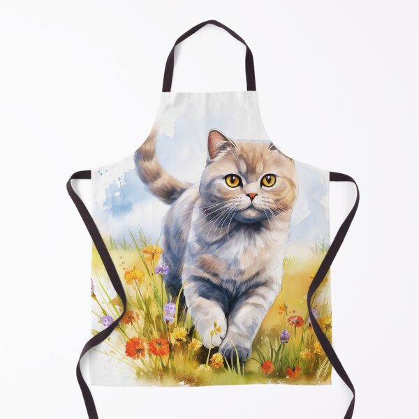 Item preview, Watercolor British Shorthair Cat designed and sold by TheAnimalZ00.