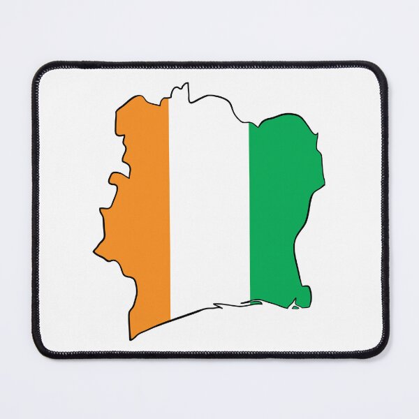 Item preview, Ivory Coast Map Flag designed and sold by Halfoun.
