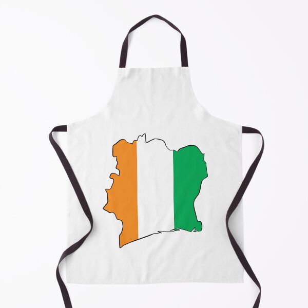 Item preview, Ivory Coast Map Flag designed and sold by Halfoun.