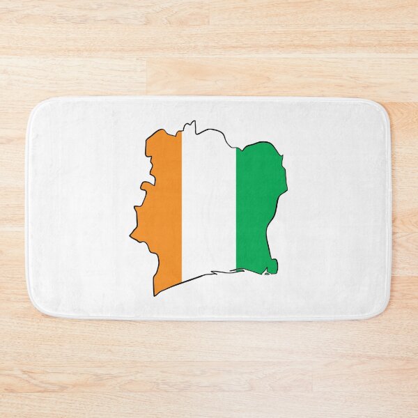 Item preview, Ivory Coast Map Flag designed and sold by Halfoun.