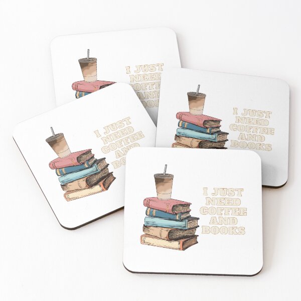Item preview, I Just Need Coffee and Books designed and sold by Wonderfully Chaotic.