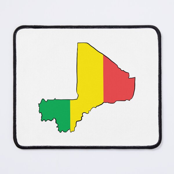 Artikelvorschau, Mali Karte Flagge entworfen und verkauft von Halfoun.