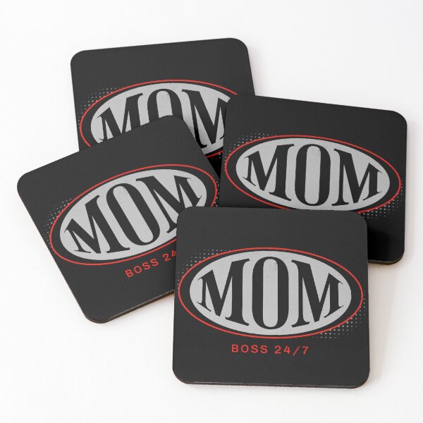 Item preview, Mom Boss 24/7 Funny Cute Moms Mothers Day Mama Bossy Mommy Sarcastic Humor designed and sold by CarantinedChaos.