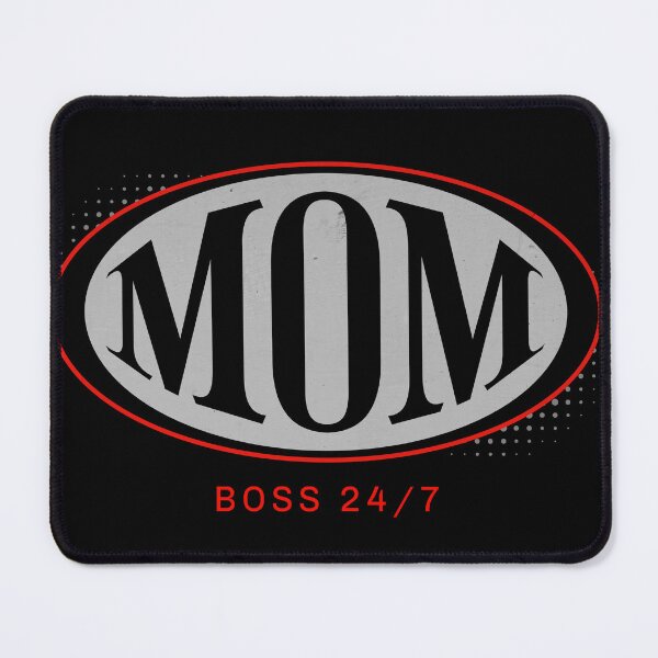 Item preview, Mom Boss 24/7 Funny Cute Moms Mothers Day Mama Bossy Mommy Sarcastic Humor designed and sold by CarantinedChaos.