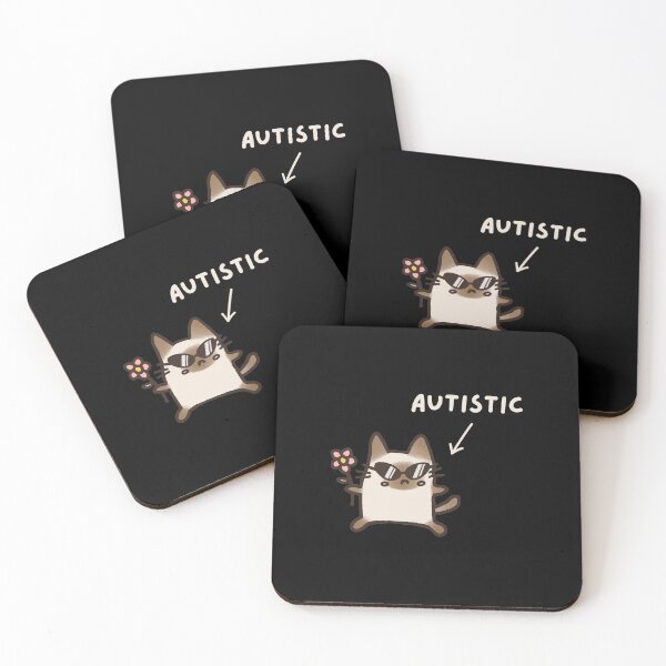 Item preview, Autistic Cat (Dark) designed and sold by mydoodlesateme.