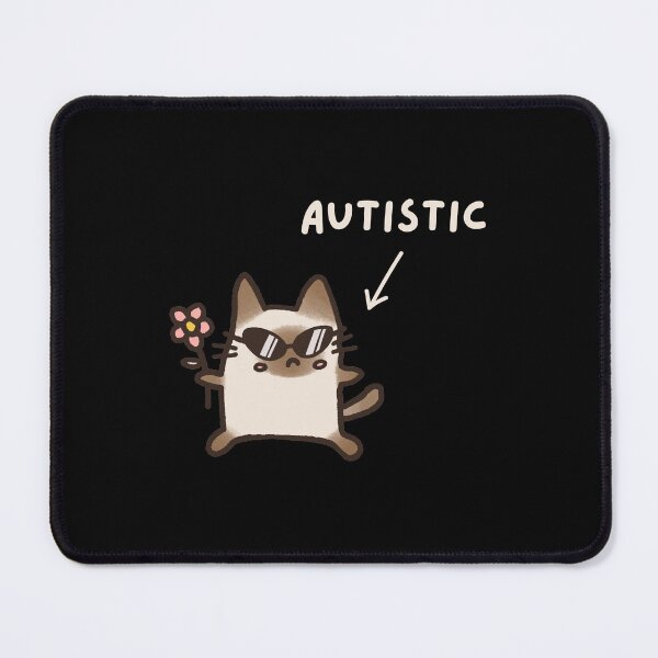 Item preview, Autistic Cat (Dark) designed and sold by mydoodlesateme.