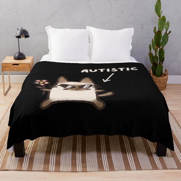 Item preview, Autistic Cat (Dark) designed and sold by mydoodlesateme.