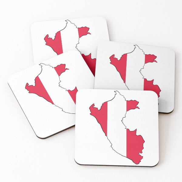 Item preview, Peru Map Flag designed and sold by Halfoun.