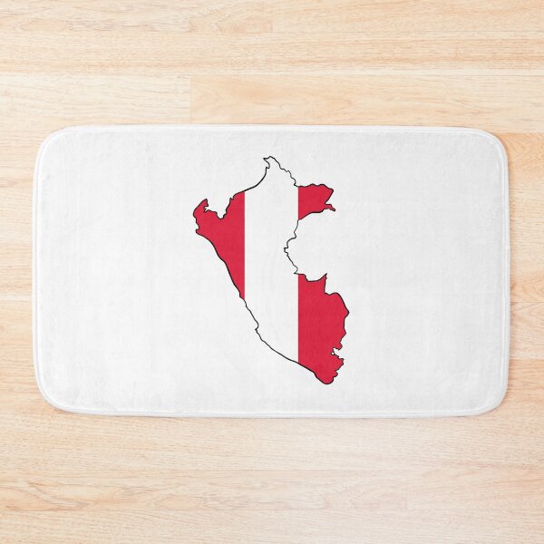Item preview, Peru Map Flag designed and sold by Halfoun.