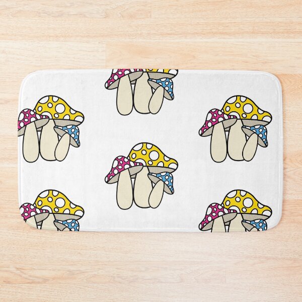 Item preview, Pansexual Pride Mushroom  designed and sold by The-Floral-One.