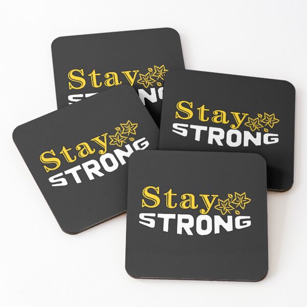 Item preview, Stay Strong Motivational Quote Retro Typography Design designed and sold by Raise2Shine.