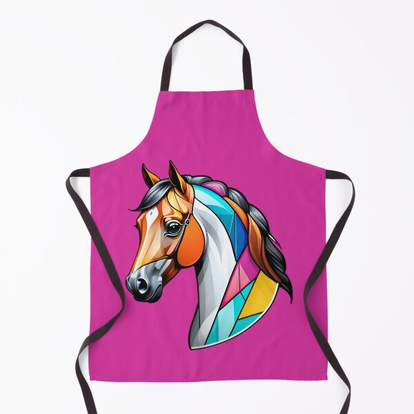 Item preview, Cute Horse With Abstract Geometric Pattern designed and sold by TheArtOfPat.