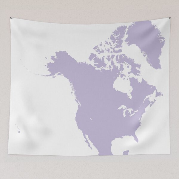 Item preview, North America Love in Lilac designed and sold by Maren Misner.