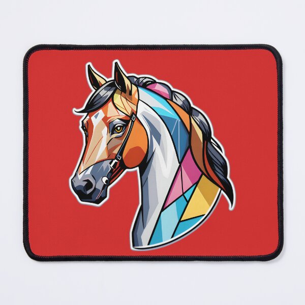 Item preview, Cute Horse With Abstract Geometric Pattern designed and sold by TheArtOfPat.