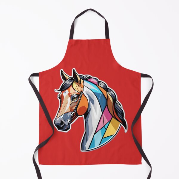 Item preview, Cute Horse With Abstract Geometric Pattern designed and sold by TheArtOfPat.