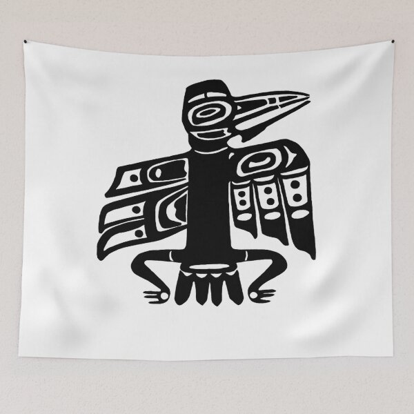 Item preview, Pacific Northwest Coast Indian-Style Raven designed and sold by RayanNino8.
