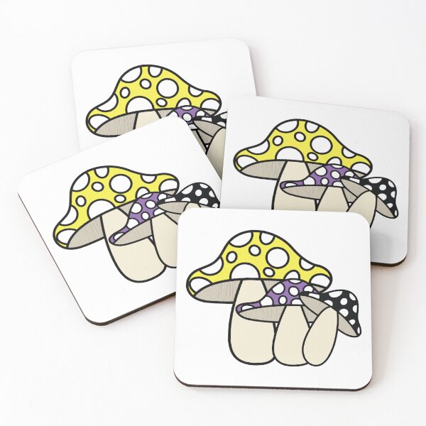 Item preview, Non-Binary Pride Mushroom  designed and sold by The-Floral-One.