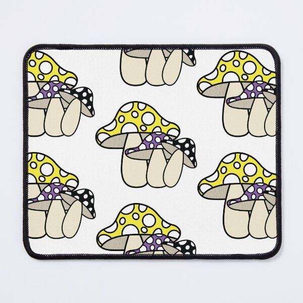 Item preview, Non-Binary Pride Mushroom designed and sold by The-Floral-One.