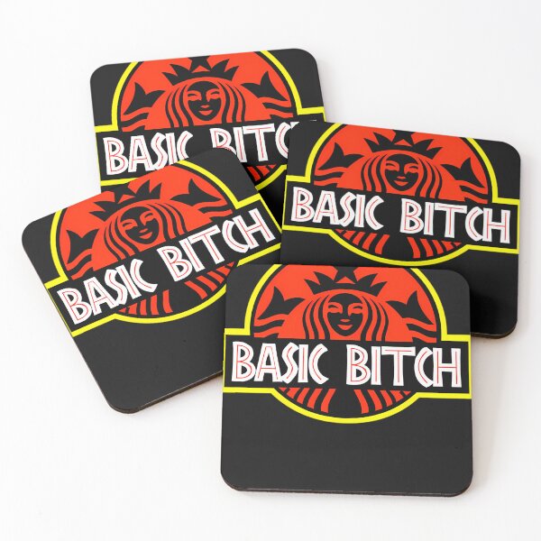 Item preview, Basic Bitch Retro Movie Coffee Logo Parody designed and sold by BennetAuer3.