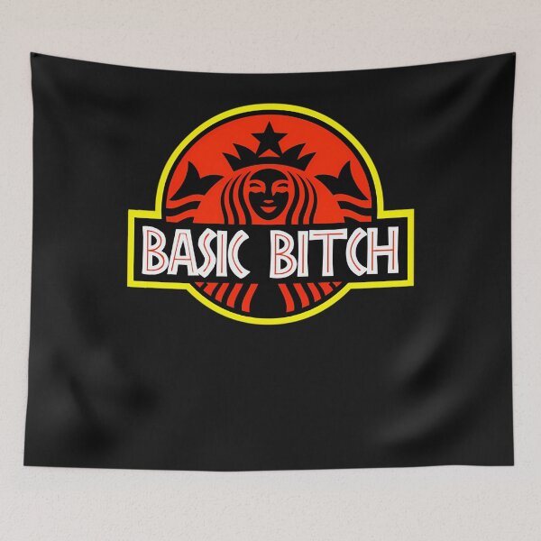 Item preview, Basic Bitch Retro Movie Coffee Logo Parody designed and sold by BennetAuer3.