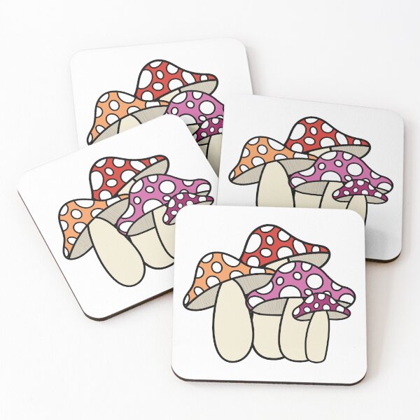 Item preview, Lesbian Pride Mushroom  designed and sold by The-Floral-One.