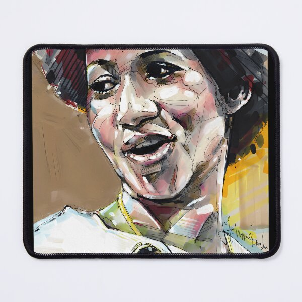 Item preview, Aretha Franklin Painting designed and sold by Helenedemers.