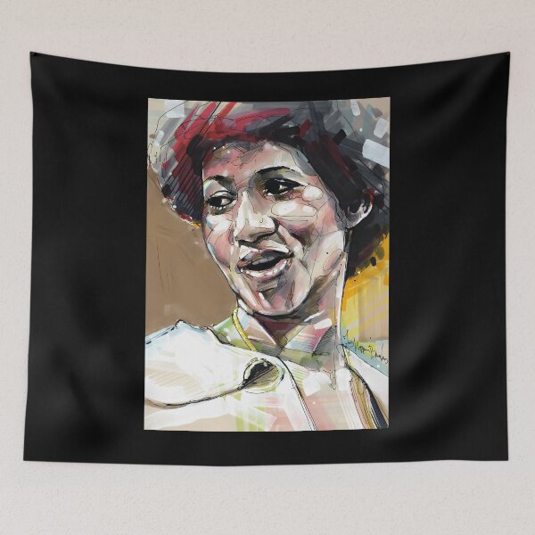 Item preview, Aretha Franklin Painting designed and sold by Helenedemers.