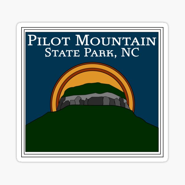 Pilot Mountain State Park, North Carolina (NC) Sticker