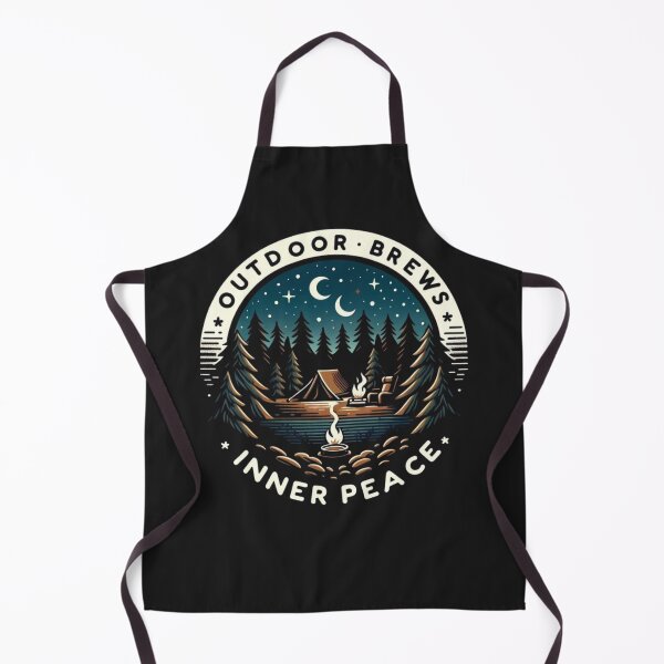 Item preview, Outdoor Brews Inner Peace | Coffee and Camping | Coffee and Camping Gift T-Shirt designed and sold by runeroge13.