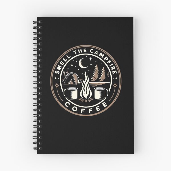 Item preview, Coffee and Camping Gift| Coffee and Camping |  Smell the Campfire Coffee T-Shirt designed and sold by runeroge13.